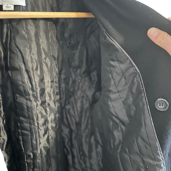 Men's CALVIN KLEINWool BlendPeacoatBlackSize - L